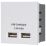 LAP  Modular 3.1A 15.5W 2-Outlet Type A USB Socket White
