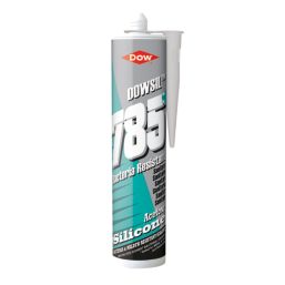 Dow 785+ Bacteria-Resistant Sanitary Silicone Grey 310ml