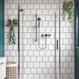 Gainsborough Manual Rear-Fed Exposed Chrome  Mixer Shower