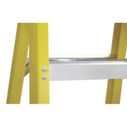 Erbauer Fibreglass 1.07m 4 Step Swingback A Frame Step Ladder