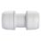 Hep2O  Plastic Push-Fit Equal Keyless Coupler 22mm 10 Pack