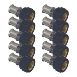 Wavin Tigris K5 Multi-Layer Composite Press-Fit Adapting Female Couplers 0.5" x 16mm 10 Pack