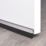 Stormguard Bottom Door Brush Draught Excluder Chrome 1m
