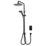 Triton Envi DuElec Matt Black 9kW Thermostatic Electric Shower