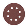 Flexovit A203F 120 Grit 8-Hole Punched Multi-Material Sanding Discs 125mm 6 Pack