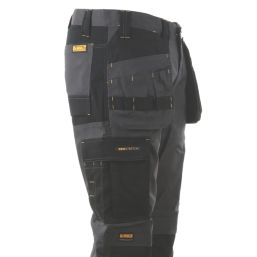 DEWALT Barstow Holster Work Trousers Charcoal Grey 32" W 29" L