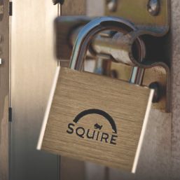 Squire LN4S Brass  All-Weather   Marine Padlock 39.5mm