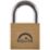 Squire LN4S Brass  All-Weather   Marine Padlock 39.5mm