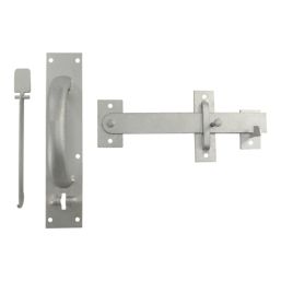 Smith & Locke Gate Latch Kit Silver