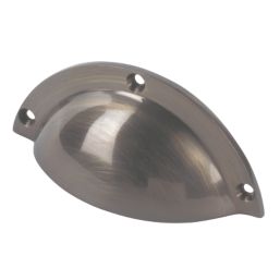 Essentials Shell Drawer Pull 90mm Antique Brass