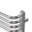 Flomasta U-Shape 760mm x 500mm 1143BTU Chrome Vertical Designer Radiator