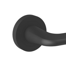 Cooke & Lewis Izenah Lever on Rose Door Handles Pair Matt Black
