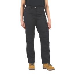 Site Heyward Womens Work Trousers Black Size 16 31" L