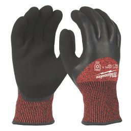 Milwaukee Winter Gloves Black/Red X Large
