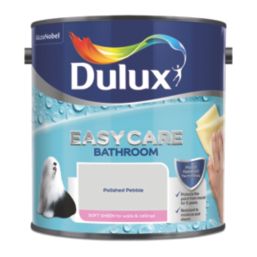 Dulux Easycare 2.5Ltr Polished Pebble Soft Sheen Emulsion Bathroom Paint