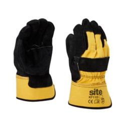 Site  Premium Rigger Gloves Yellow/Black Large