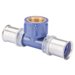 Wavin Tigris K5 Multi-Layer Composite Press-Fit Adapting One-Sided Female Tees 25mm x 0.75" x 25mm 5 Pack