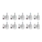 Smith & Locke  39mm Sash Stops Satin Chrome 10 Pack