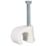 Tower White Round Cable Clips 6-7mm 100 Pack