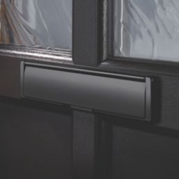 Fab & Fix Nu Mail 68 Letter Plate 40-80 Black 310mm x 68mm