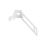 D-Line Fire Rated Safe-D Conduit Clip 20mm White 100 Pack