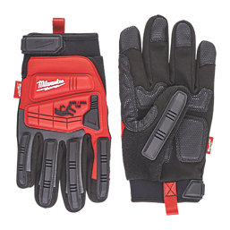 Milwaukee Impact Demolition Gloves Black / Red Large