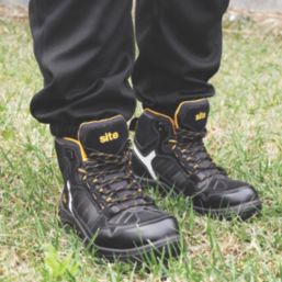 Site  Shoe Laces Black & Yellow 125cm 1 Pair