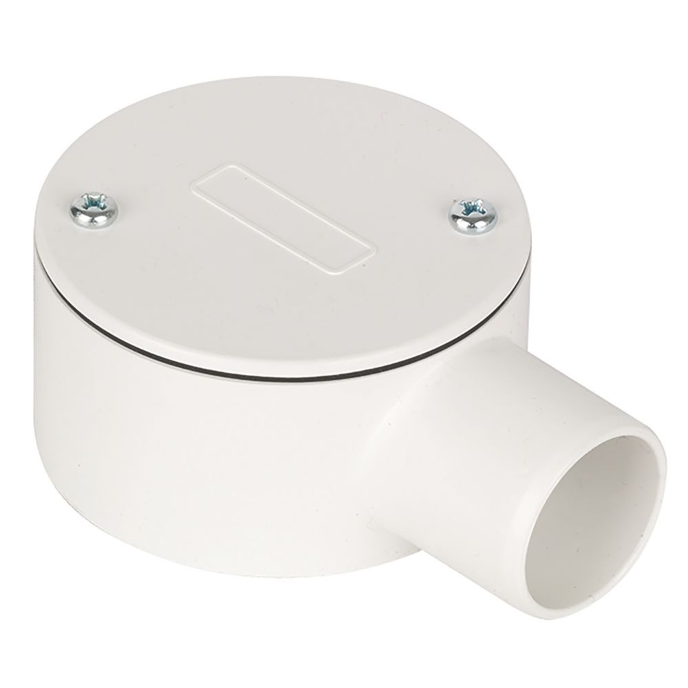 Deta TTE 1 Way 25mm Terminal Box White Screwfix