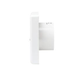 Manrose XF100H 100mm (4") Axial Bathroom Extractor Fan with Humidistat & Timer White 240V