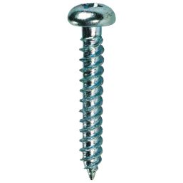 Quicksilver  PZ Rounded Thread Cutting Woodscrews 6ga x 5/8" 200 Pack