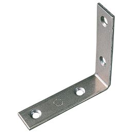 Essentials Corner Braces Zinc-Plated 64mm x 64mm x 16.5mm 10 Pack