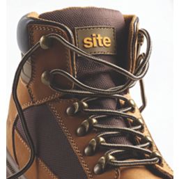 Site Quartz    Safety Boots Honey Size 10