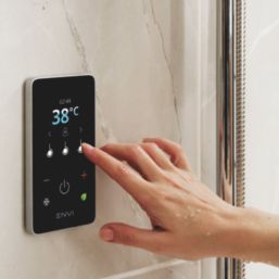 Triton Envi Matt Black 9kW Thermostatic Electric Shower