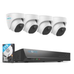 Reolink NVS8-5KD4-A 2TB 8-Channel 4K PoE NVR Kit & 4 x 4K Indoor & Outdoor Cameras