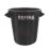 Refina  Plastic Mixing Tub Black 50Ltr