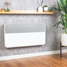 TCP  2000W Electric Portable or Wall-Mounted Convector Panel Heater White