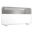 TCP  2000W Electric Portable or Wall-Mounted Convector Panel Heater White