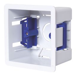Essentials  1-Gang Dry Lining  Back Box 45mm 5 Pack