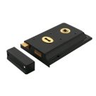 Smith & Locke   Traditional Rim Sashlock Black 105mm Backset