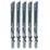 Bosch  T111C Wood Jigsaw Blades 100mm 5 Pack