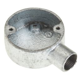 Deta 1 Way 20mm Terminal Conduit Box Galvanised