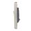 Hager Sollysta WRPS16BSW 10A 1-Gang Intermediate Switch Brushed Steel with White Inserts