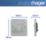 Hager Sollysta WRPS16BSW 10A 1-Gang Intermediate Switch Brushed Steel with White Inserts