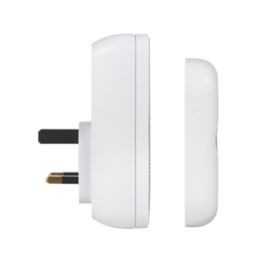 Byron DBY-22322UK Plug-In Wireless Doorbell White/Grey