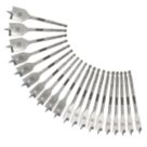 Erbauer  Hex Shank  Flat Wood Drill Bit Trade Pack 20 Pcs