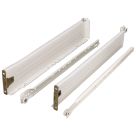 Essentials Off-White Drawer Sides & Runners 400mm 2 Pack