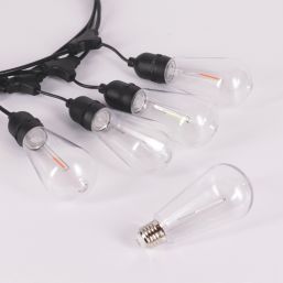 TCP ST64 10m Outdoor LED RGB Garden Festoon Lights 10W