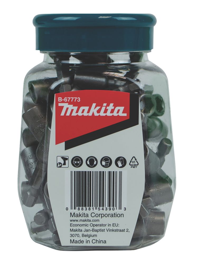 Makita E-Form Magnetic Nutsetters 8mm X 50mm 50 Pack - Screwfix