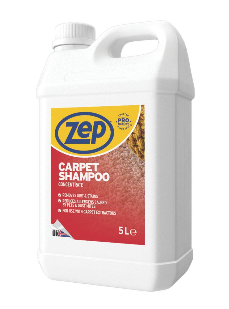 Zep Carpet Shampoo Concentrate 5Ltr Screwfix