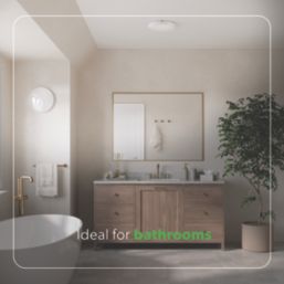 4lite PAVIA LED Wall/Ceiling Light Bulkhead  White 22W 2500lm